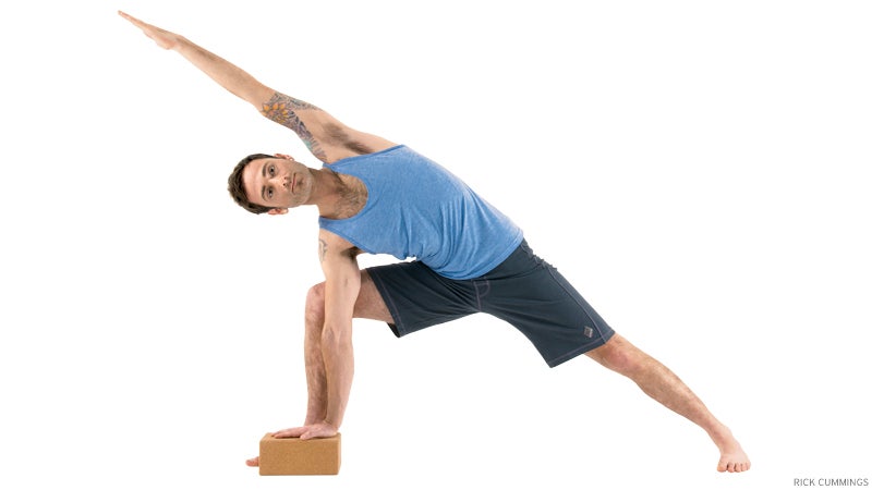Tias Little extended side-angle pose Tias Little extended side-angle pose