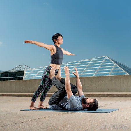 Acro Yoga Plank Press 2 Acro Yoga Plank Press 2