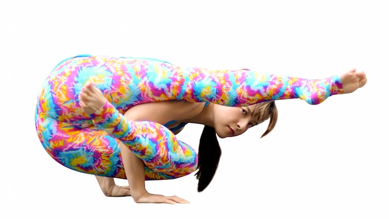 TwoFitMomsEkaHastaBhujasanaVariation Two Fit Moms Eka Hasta BhujasanaVariation