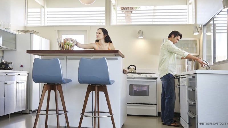 Kitchen Couple Kitchen couple, practice acceptance
