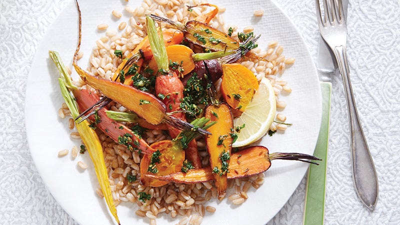 Roasted Carrots with Mint Chermoula Roasted Carrots with Mint Chermoula