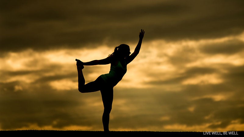 live-well-be-well dancer's pose, natajurasana