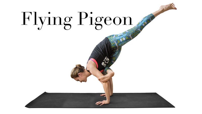 Flying_Pigeon flying pigeon pose, eka pada galavasana