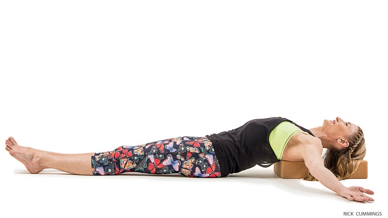 hp_278_01_FNL Janet Stone SAvasana chest opener janet stone, Corpse Pose, variation, savasana