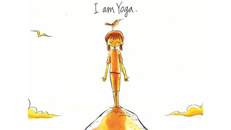 IAMYOGA7 standing at attention pose, samisthiti
