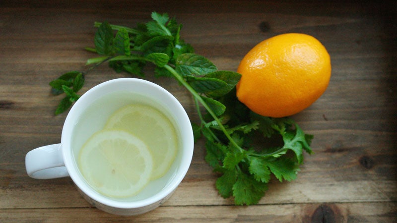 Jennifer Iserloh's lemon water recipe. Jennifer Iserloh's lemon water recipe.
