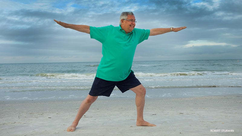 Peter-Wallace---Florida's-Gulf-Coast peter wallace, warrior 2 pose, virahabdrasana 2