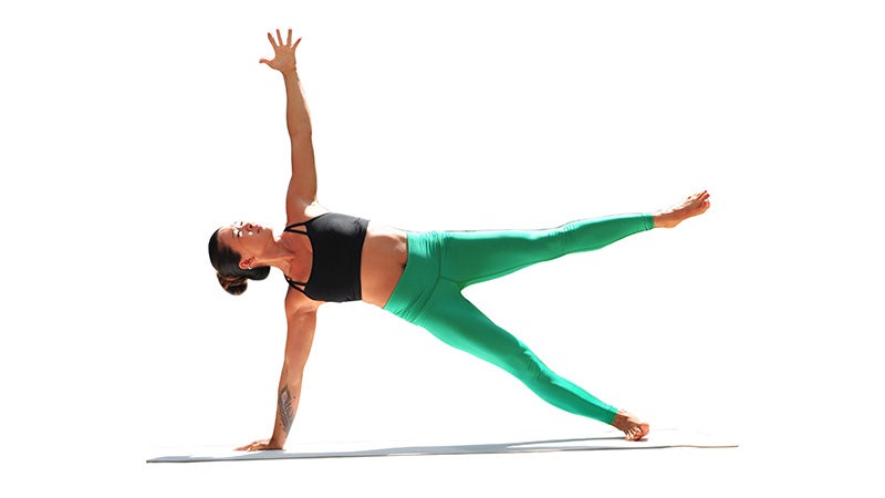 Two Fit Moms in Star Side Plank Two Fit Moms in Star Side Plank