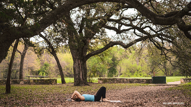 Leah Cullis demonstrates adjustments to Wheel. Leah Cullis demonstrates adjustments to Wheel, urdhva dhanurasana