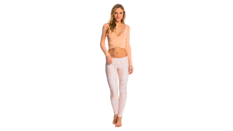 Alo Amelia Long Sleeve Yoga Crop Top green yoga fashion, Alo Amelia Long Sleeve Yoga Crop Top
