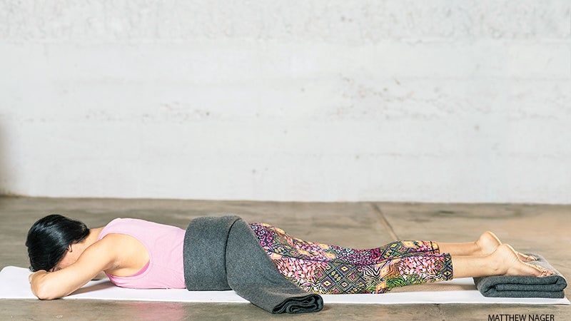 Face-Down Corpse Pose Face-Down Corpse Pose