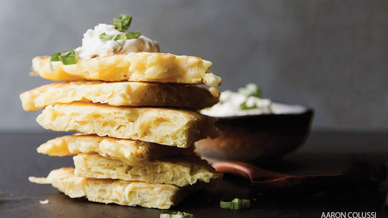 Kraut Cakes with Yogurt Dipping Sauce Kraut Cakes with Yogurt Dipping Sauce