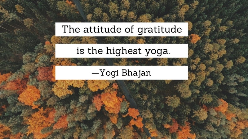 gratitude quote 1, yogi bhajan gratitude quote
