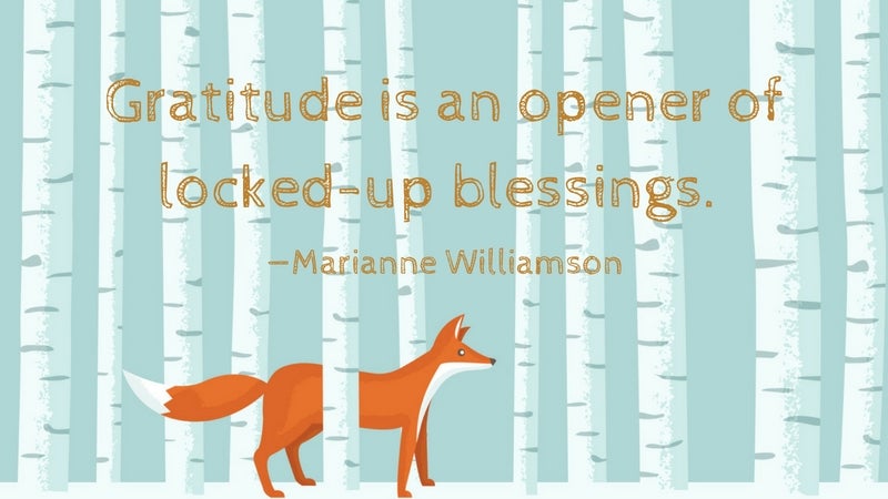 gratitude quote 15, marianne williamson gratitude quote, marianne williamson