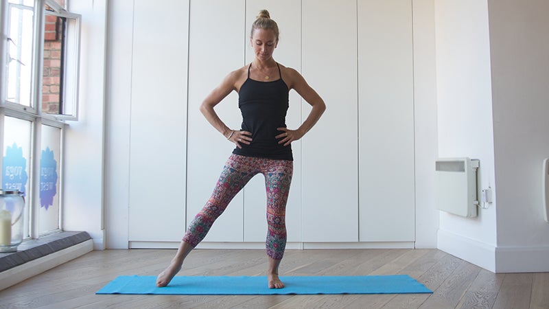 Chair Pose, variation Chair Pose, variation