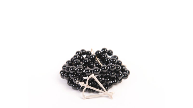 Men's Unisex Open Heart Warrior Black Onyx Protection 108 Mala Men's Unisex Open Heart Warrior Black Onyx Protection 108 Mala