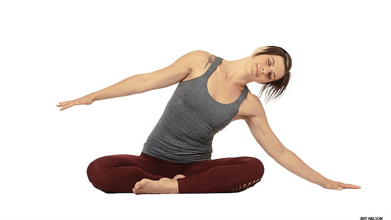 Seated Sidebend, with Neck Opening Seated Sidebend, with Neck Opening
