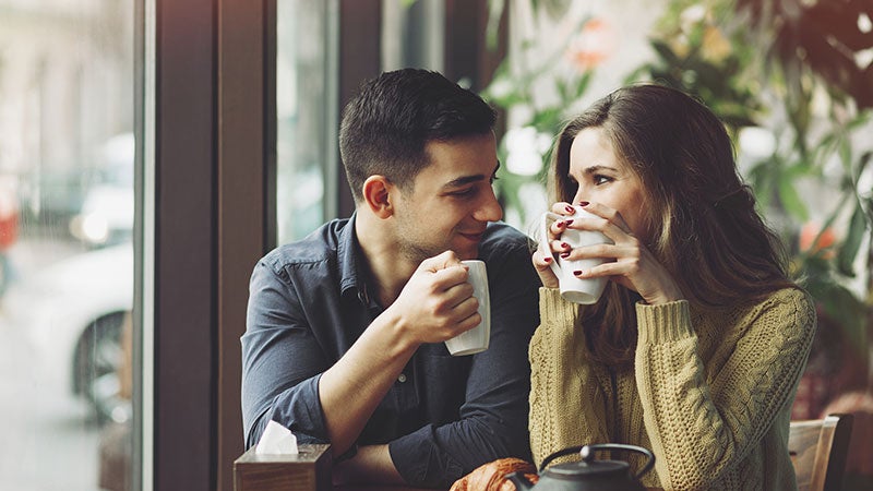 couple in cafe couple in cafe