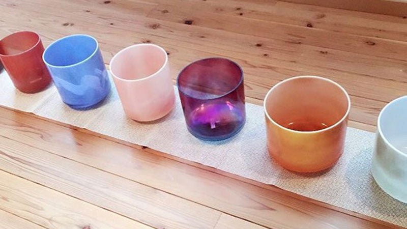 Crystal singing bowls Crystal singing bowls
