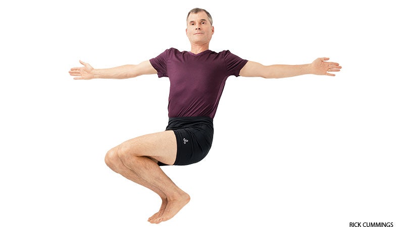 Revolved Abdomen Pose Revolved Abdomen Pose, knees below pelvis