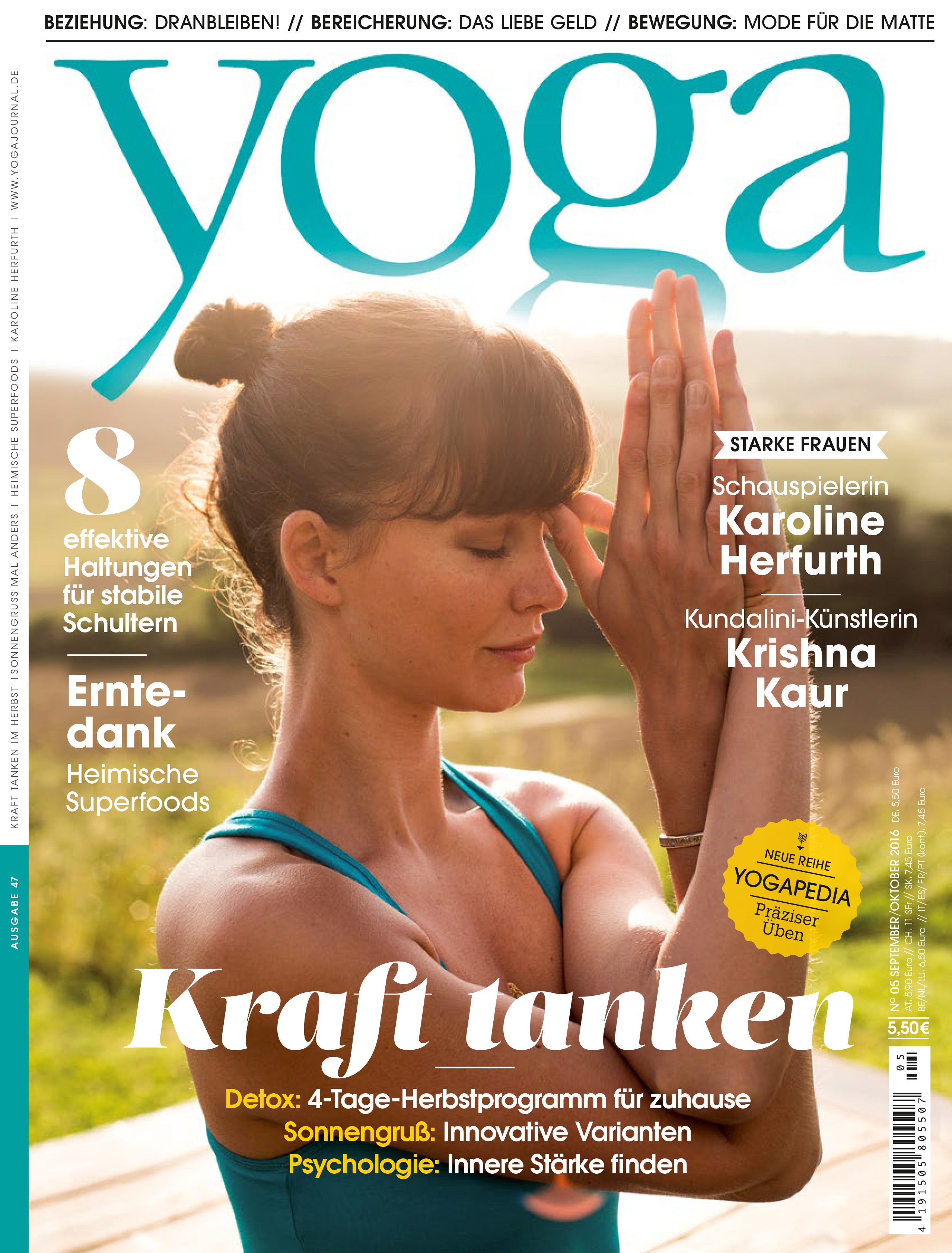 YJ_Germany_0916Cover Yoga Journal Germany