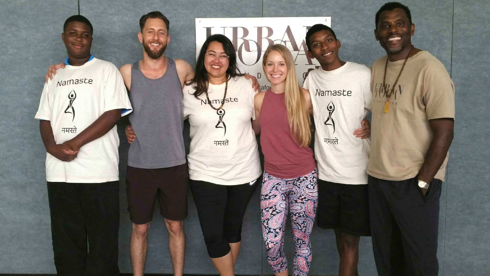 Urban Youth Live Be Yoga visits Urban Yoga Foundation