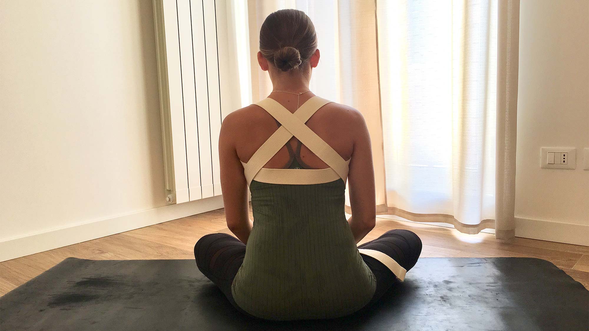 yoga strap backpack