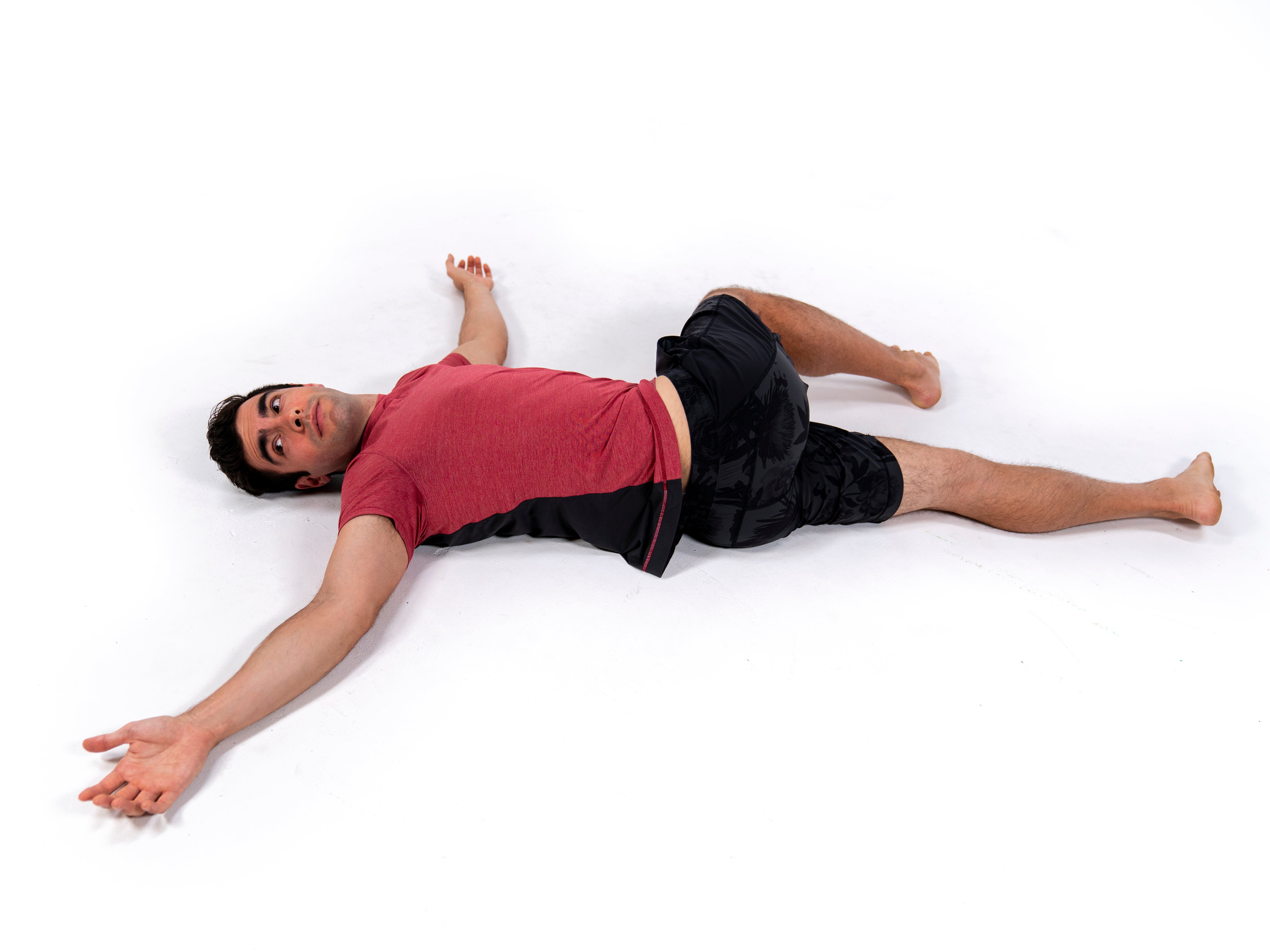 13_Supine_Spinal_twist Supine Twist