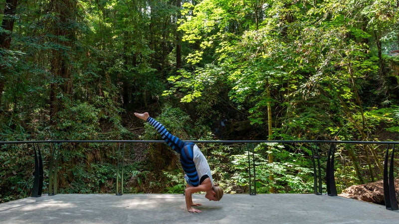 K-Deer-Jeremy Aris Seaberg posing in K-Deer leggings