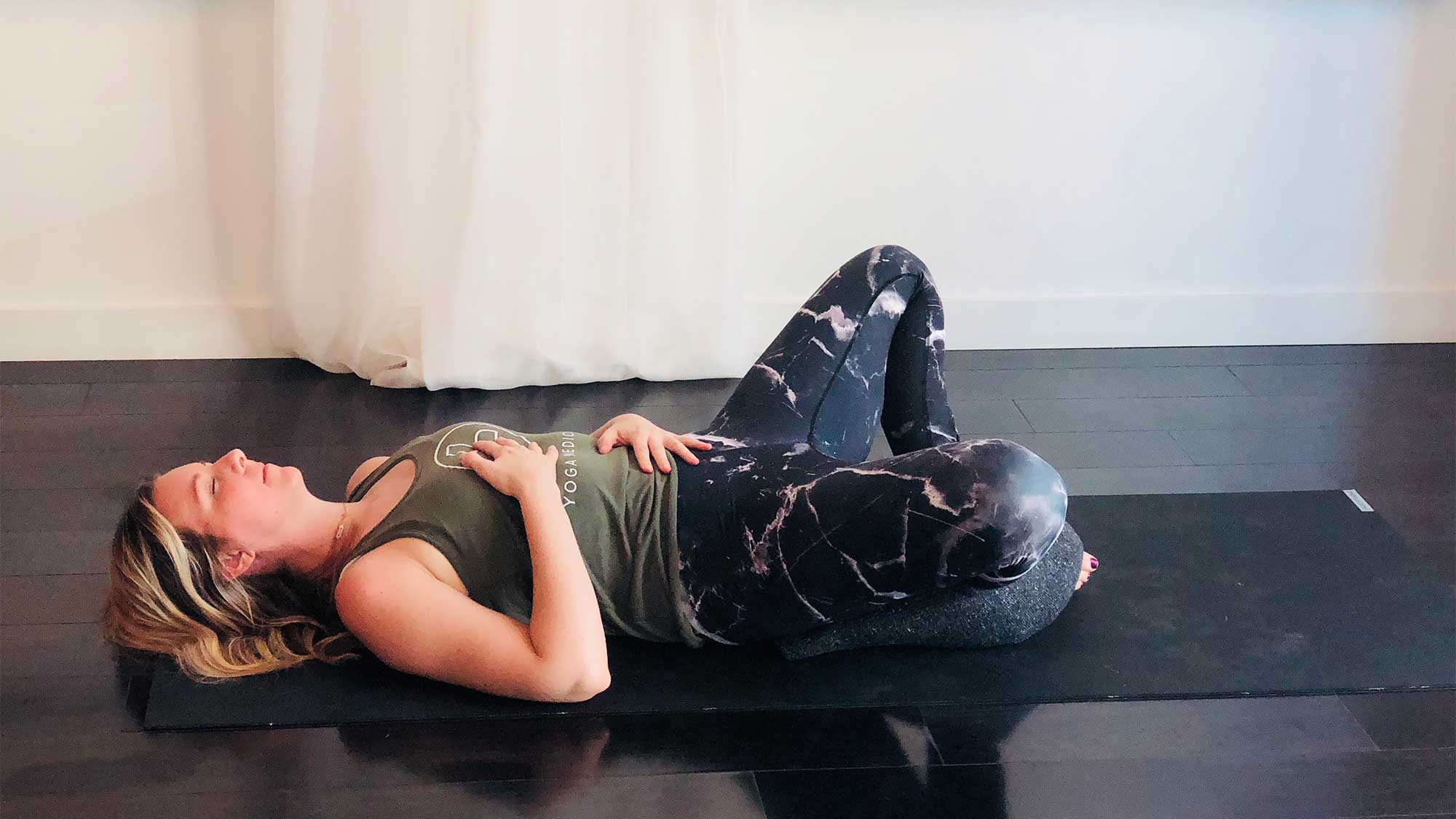 supportedsuptabaddhakonasana Supported Bound Angle Pose