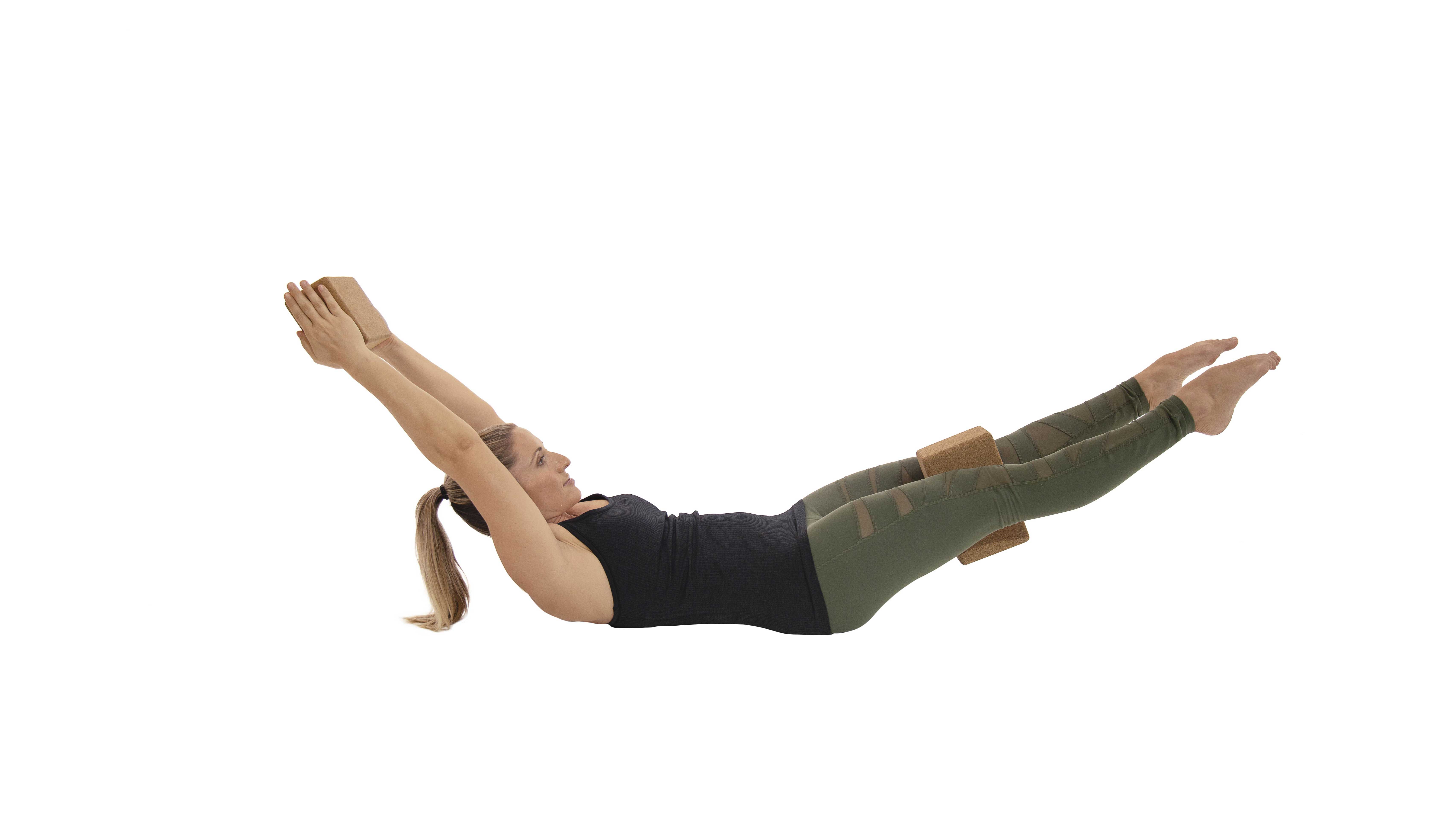 HollowBodyCoreWork woman practicing hollow body core work