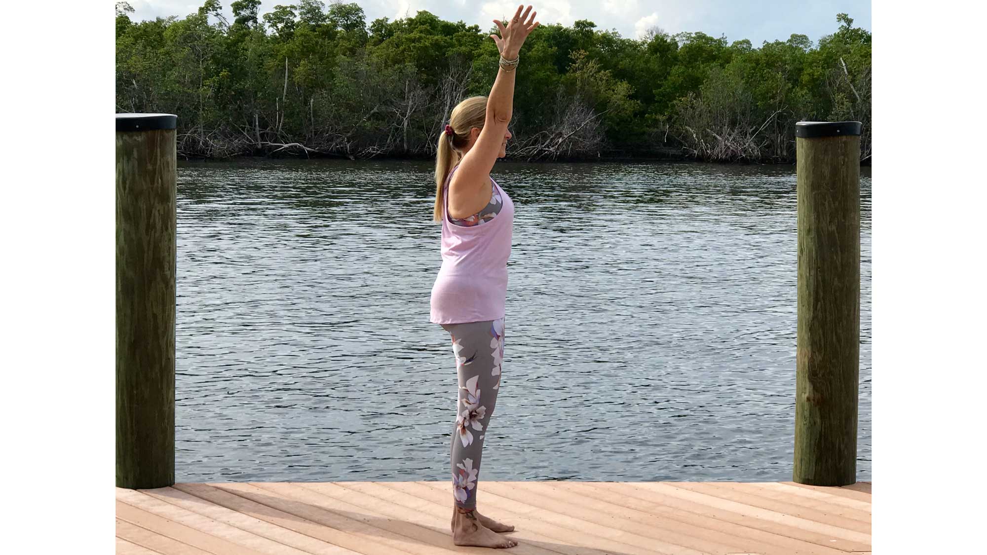 middayupwardsalute upward salute, Sun Salutation