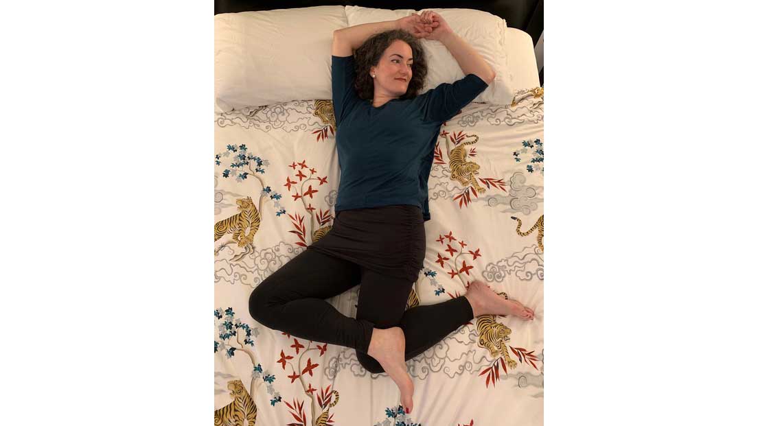 sage-morningstretch Sage Rountree, morning stretch