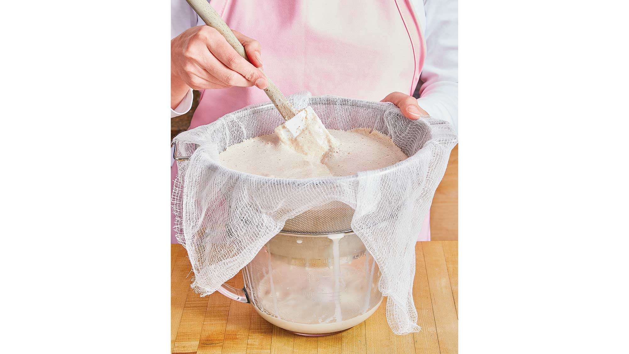 nutmilkbag mix, homemade almond milk