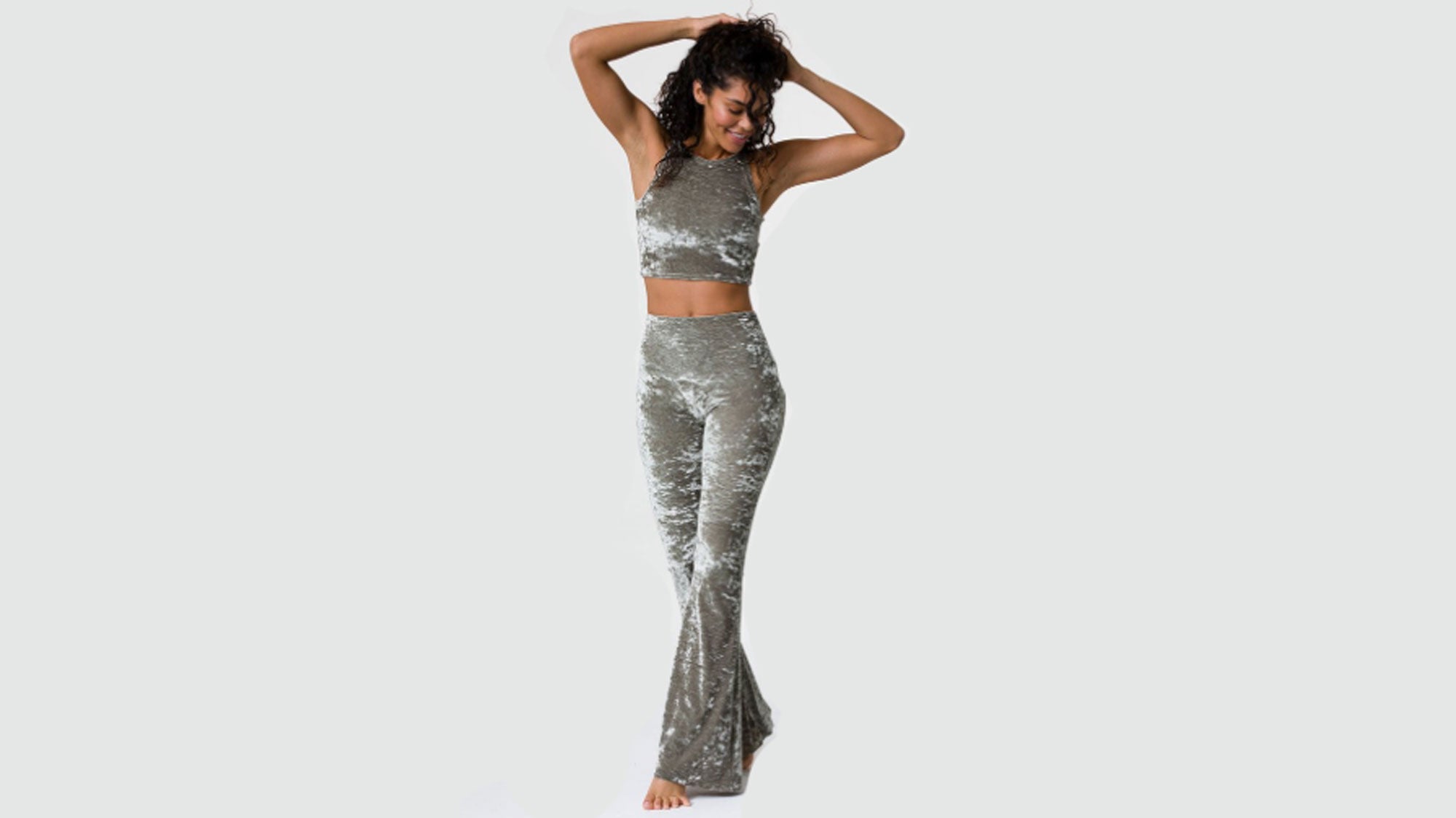 velvet yoga pants