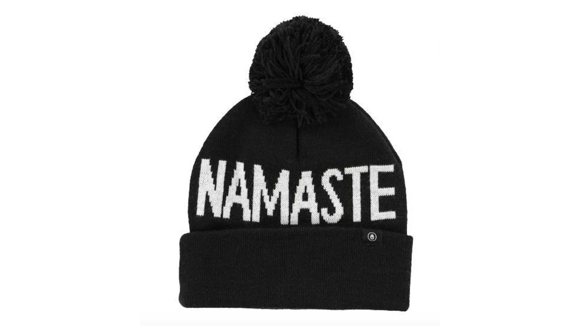spiritualgangsterbeanie Spiritual Gangster Namaste Pom Beanie, meditation