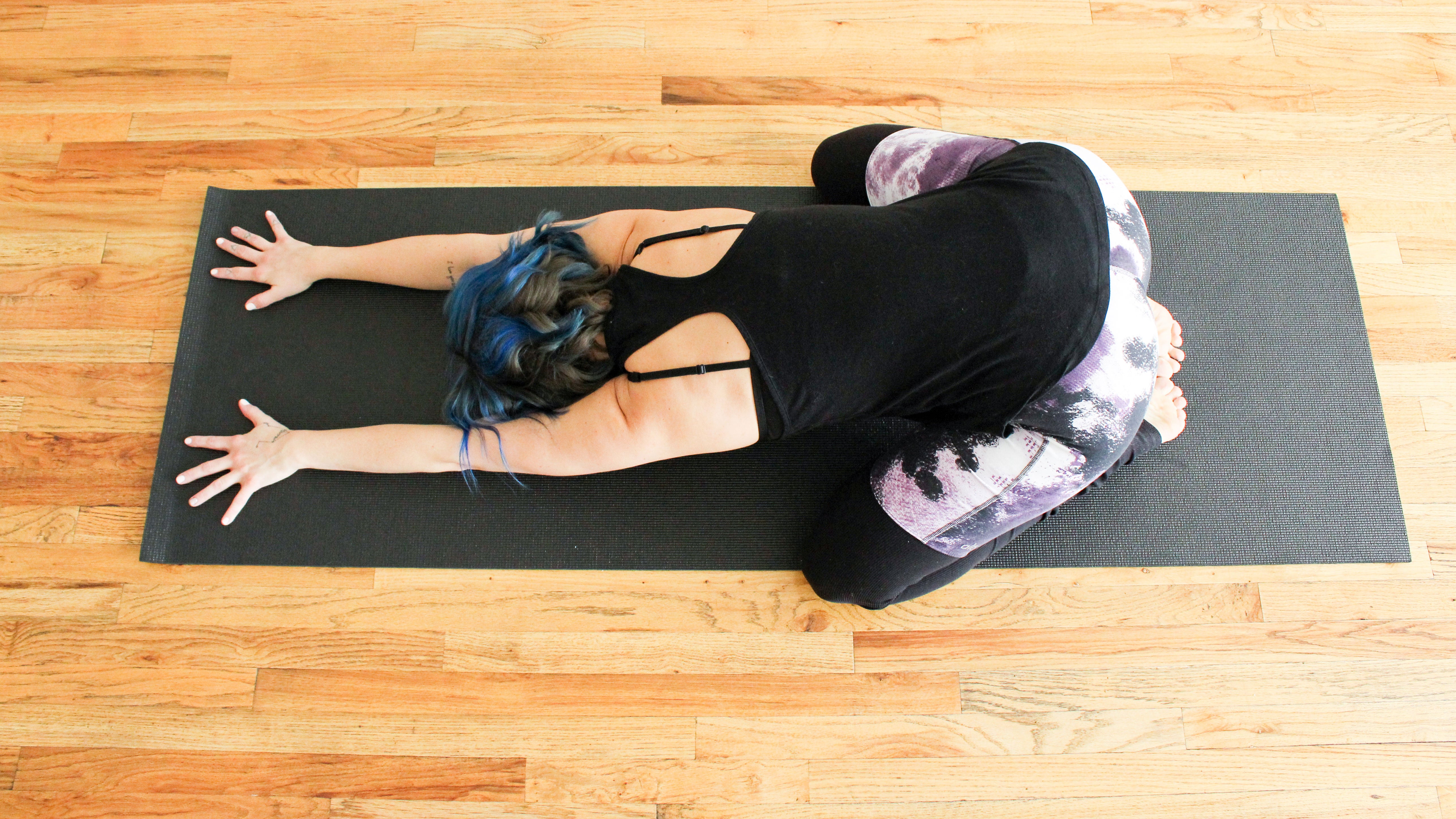 Child-Pose Yoga Poses and Heal Trauma. Child's Pose.