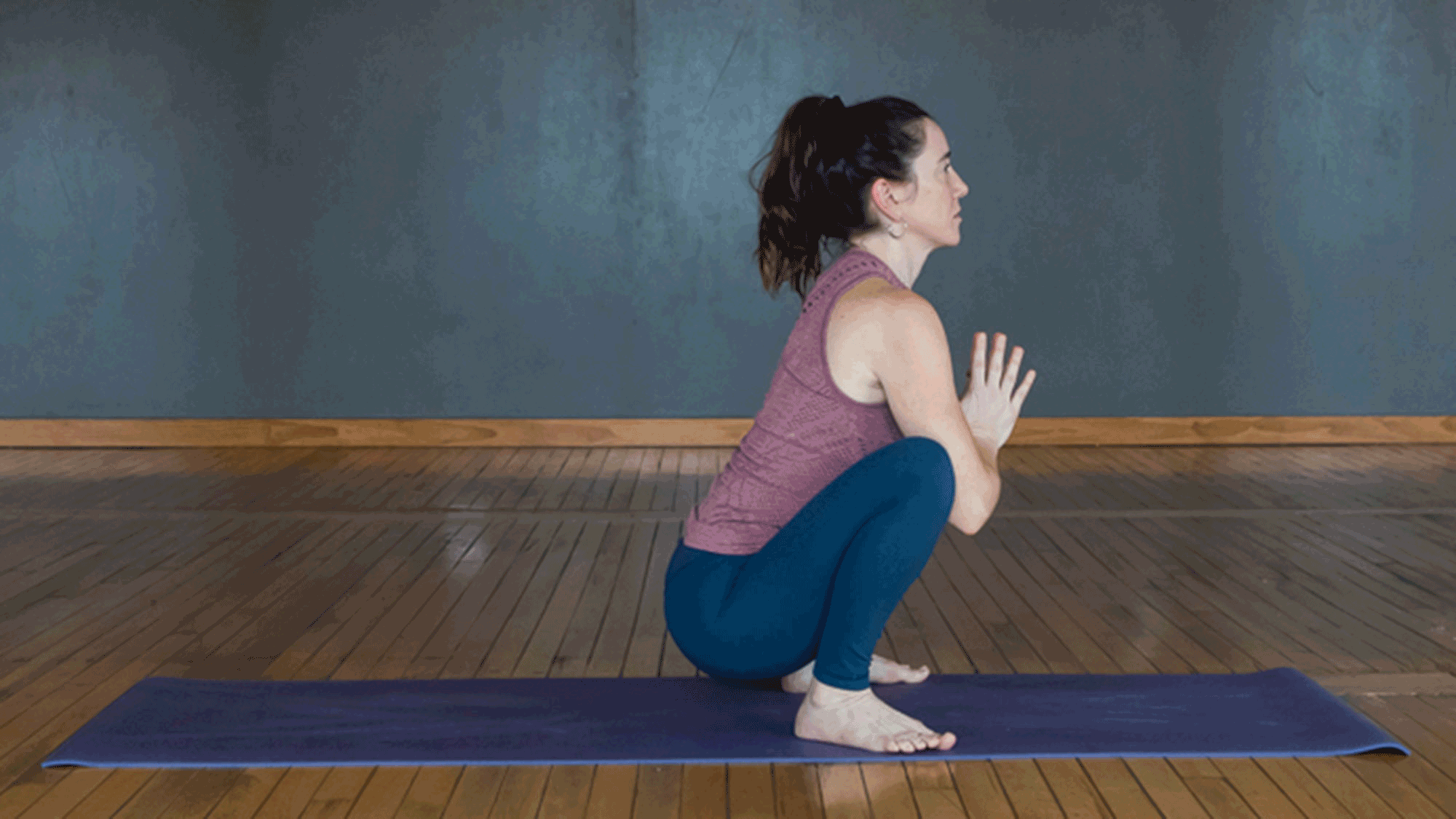 malasanaclaire Yoga for a bad day. Malasana.