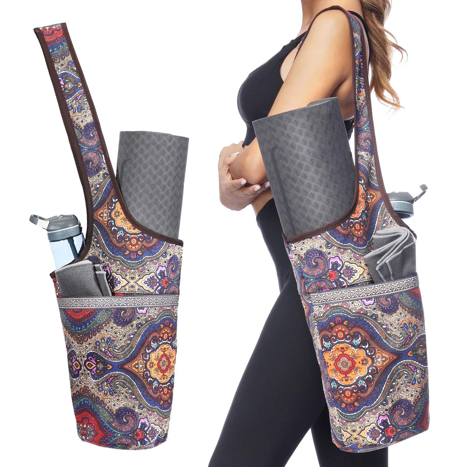 bag with yoga mat strap