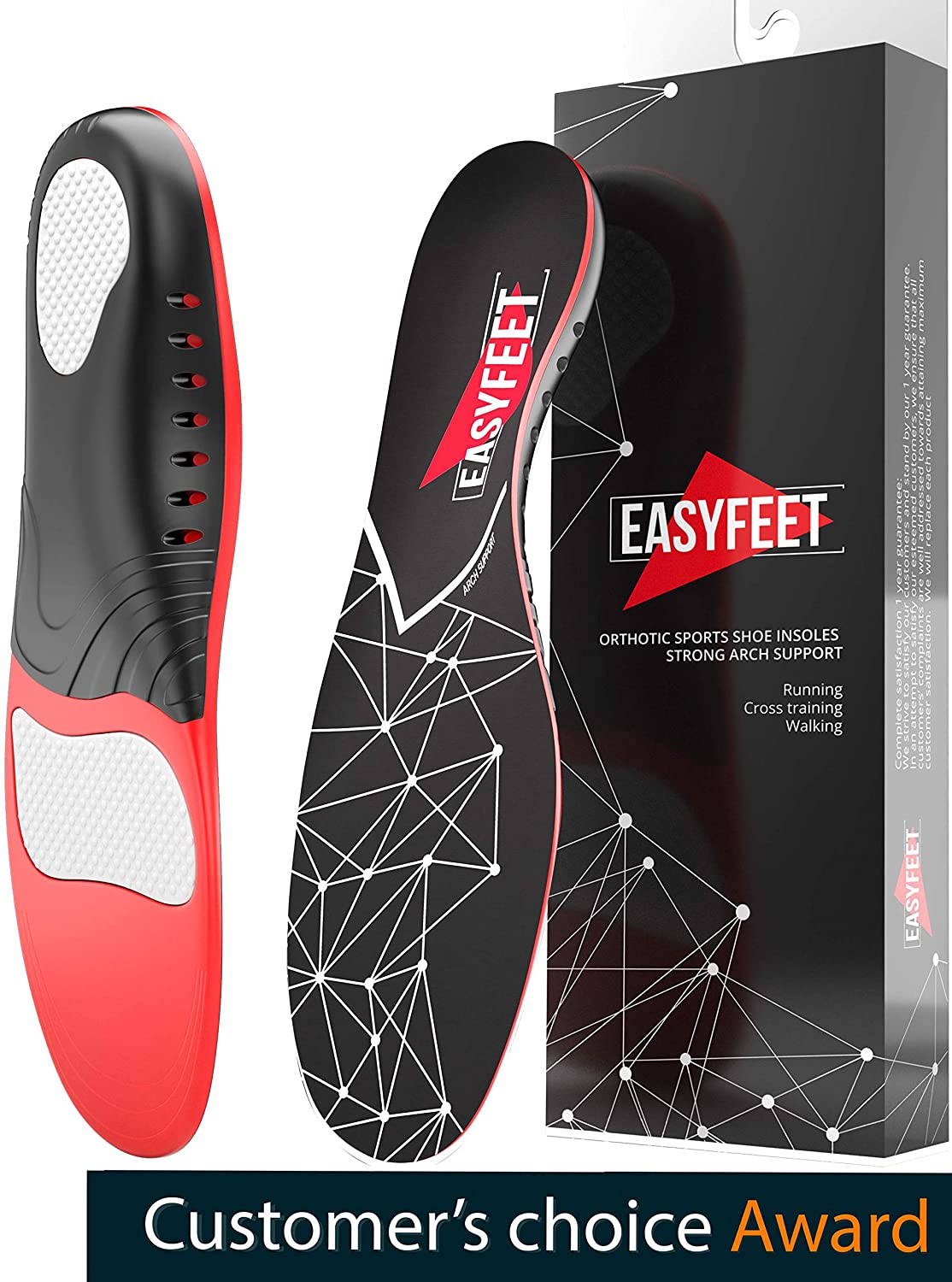 shoe inserts for arch support