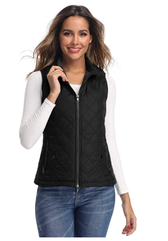 womens lightweight quilted vest