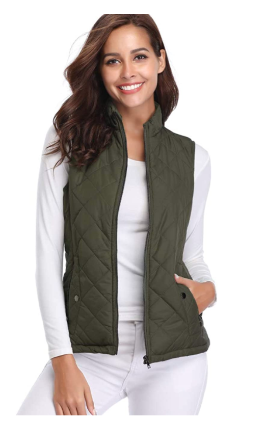 women padded vest