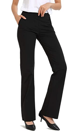 bootcut work pants