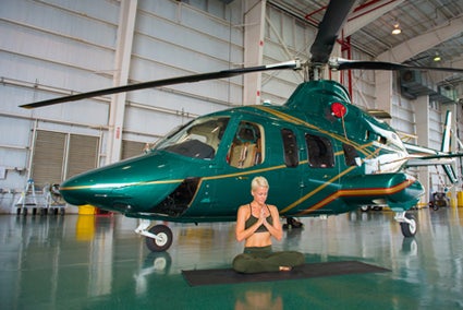 Chelsea Jackson Chair Pose