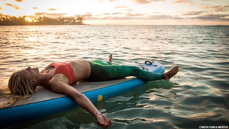 "Paddle Board Yoga