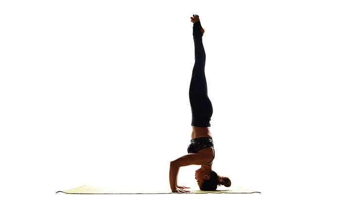 Two Fit Moms in Headstand. time for inversions, Two Fit Moms in Headstand pose, sirsasana