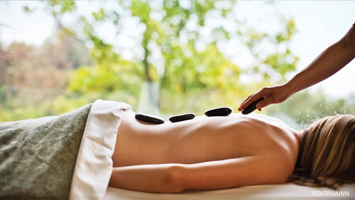 Ventana Inn, stone massage Ventana Inn, stone massage