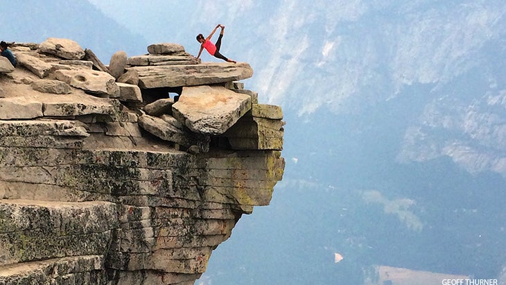 yogaposeonmountain yoga pose on mountain