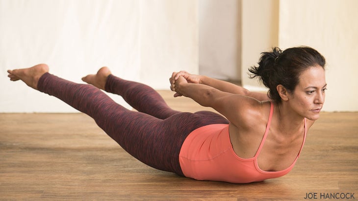 Heartbreak Locust Pose Salabhasana variation Heartbreak Locust Pose Salabhasana variation