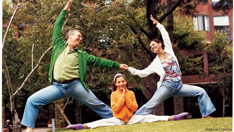 kids and family yoga